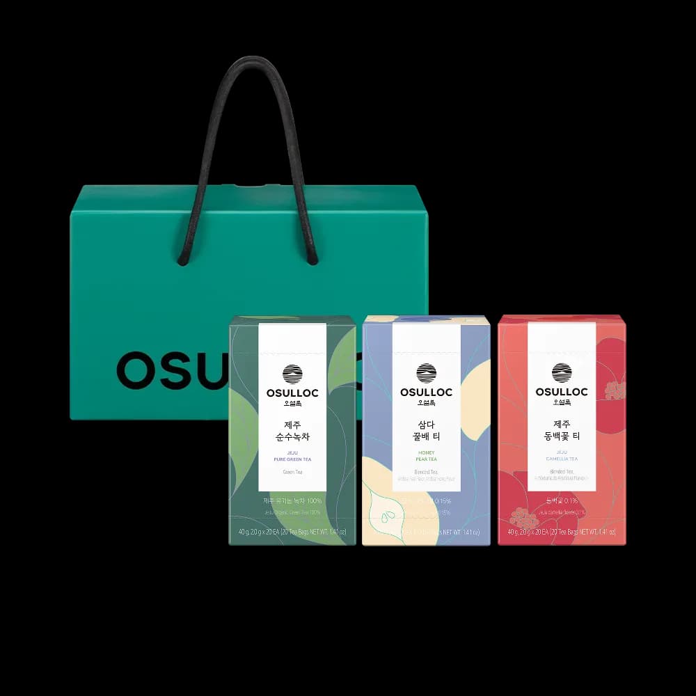 오설록 베스트 티백 세트 3종 60입